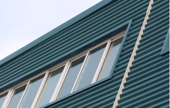 波紋氟碳鋁單板照片